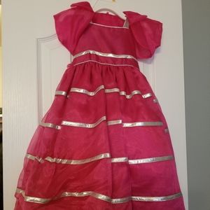 Little girl fuchsia dress size 2